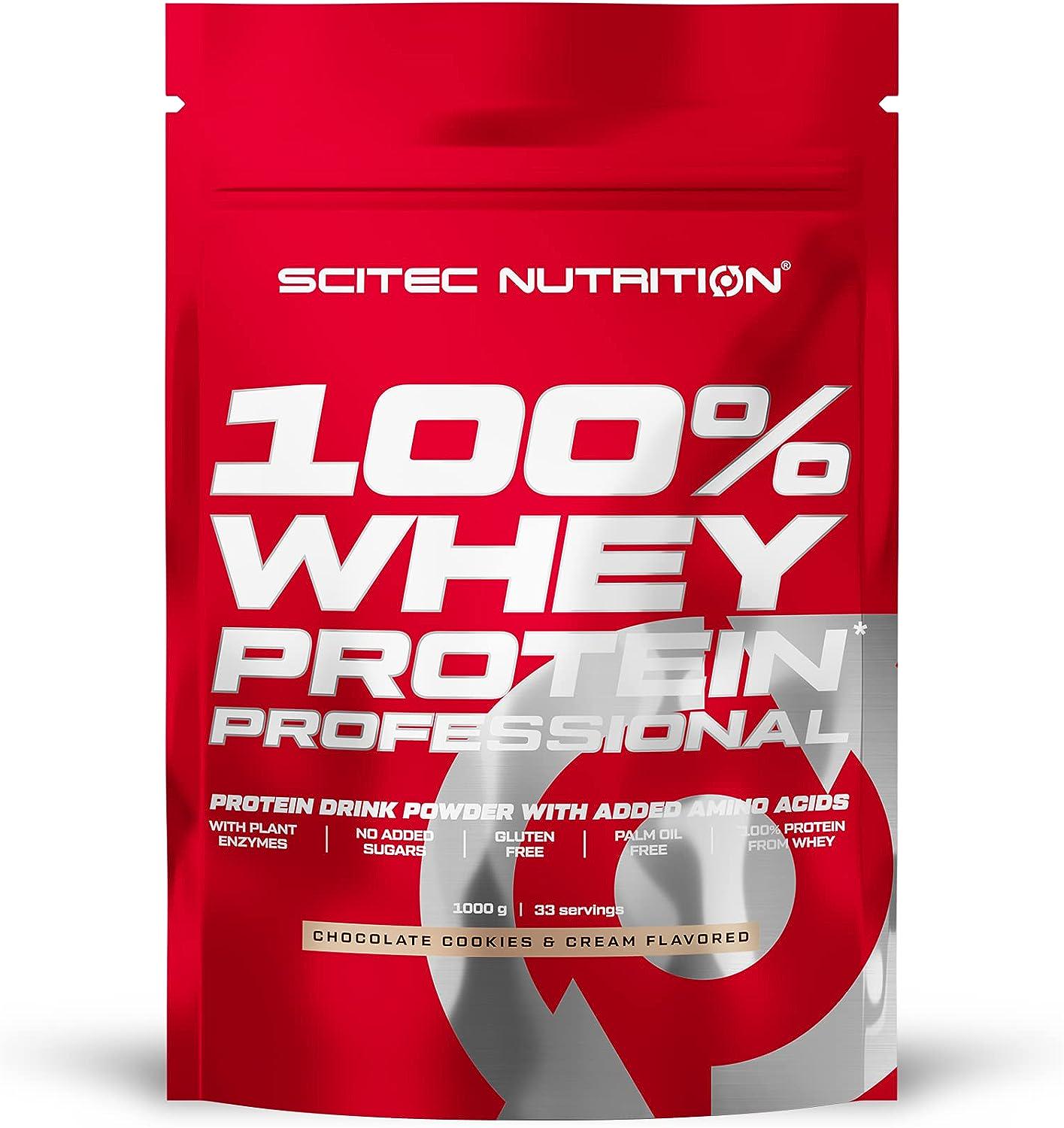 Протеин Scitec Nutrition 100% Whey Protein Professional Chocolate cookie cream 1000 g