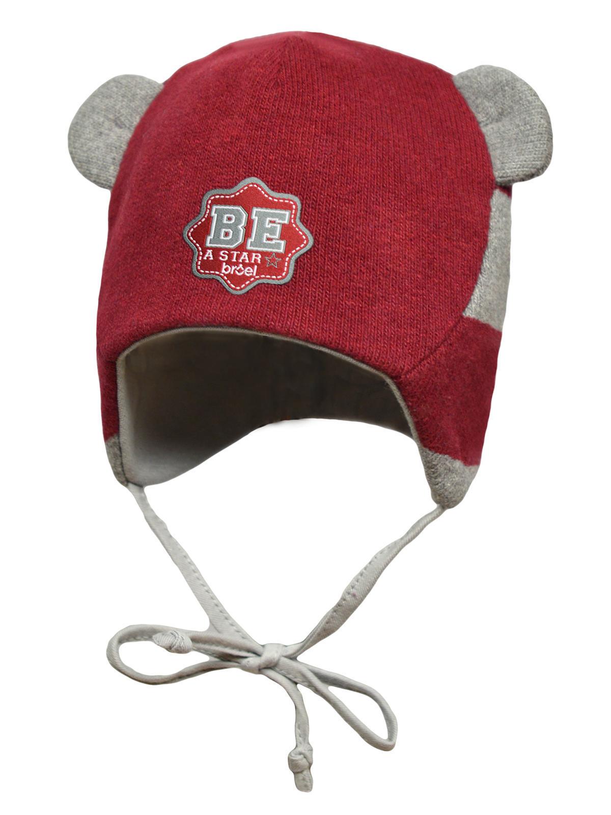 Шапка демісезонна Broel р. 41 Бордовий/Сірий BREGO Шапка демісезонна Broel р. 41 Бордовий/Сірий BREGO