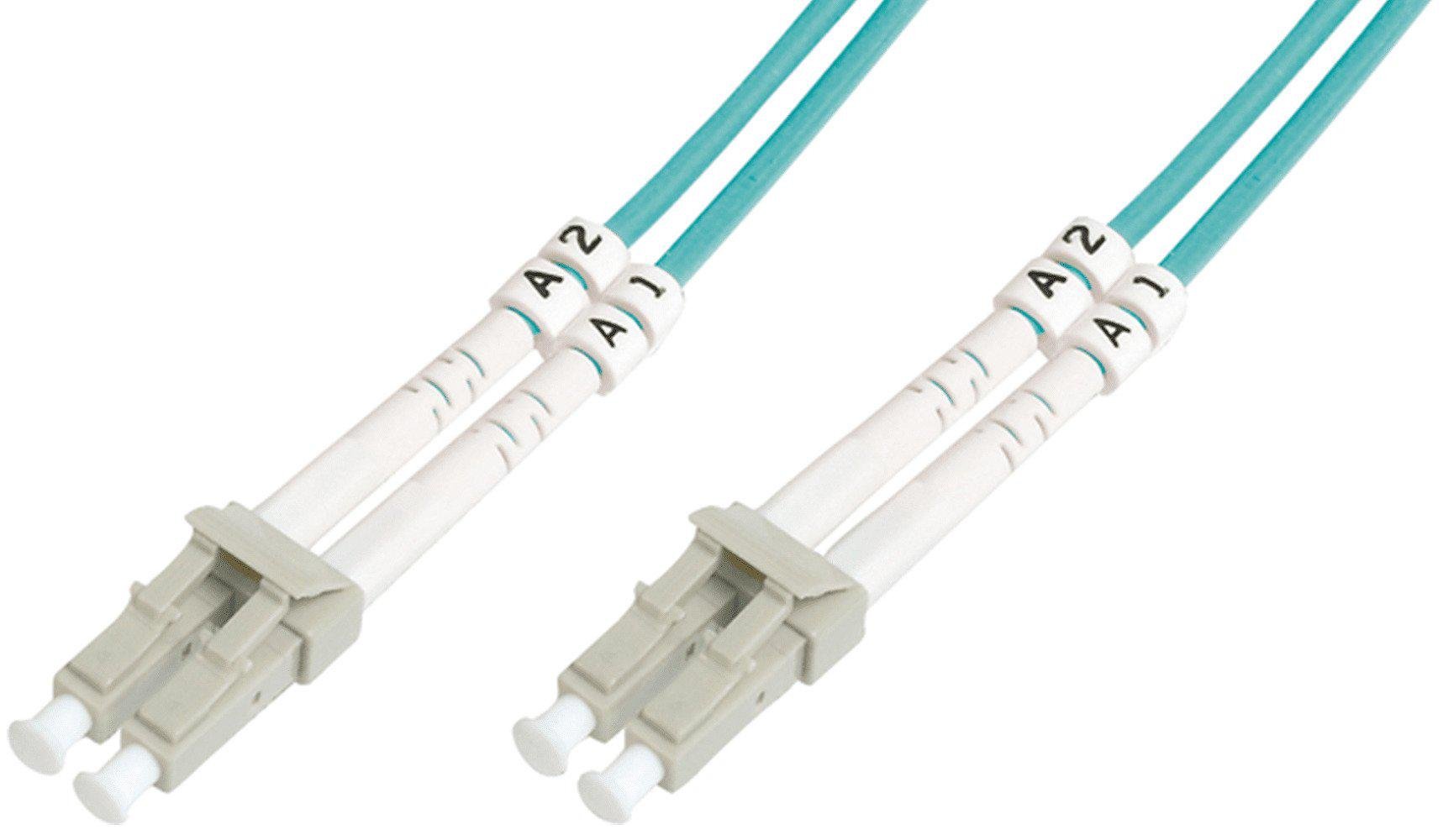 Патч-корд Digitus LC/UPC-LC/UPC 50/125 OM3 Duplex 10 м (ERC-DK-2533-10/3)