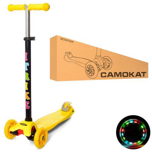 Самокат детский трехколесный iTrike JR 3-003-Y Желтый - фото 2 Самокат детский трехколесный iTrike JR 3-003-Y Желтый - фото 2