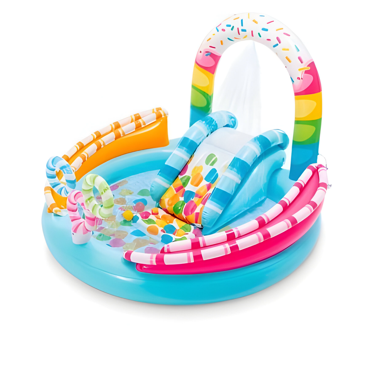Басейн із гіркою Intex Цукеркові веселощі (15005219)