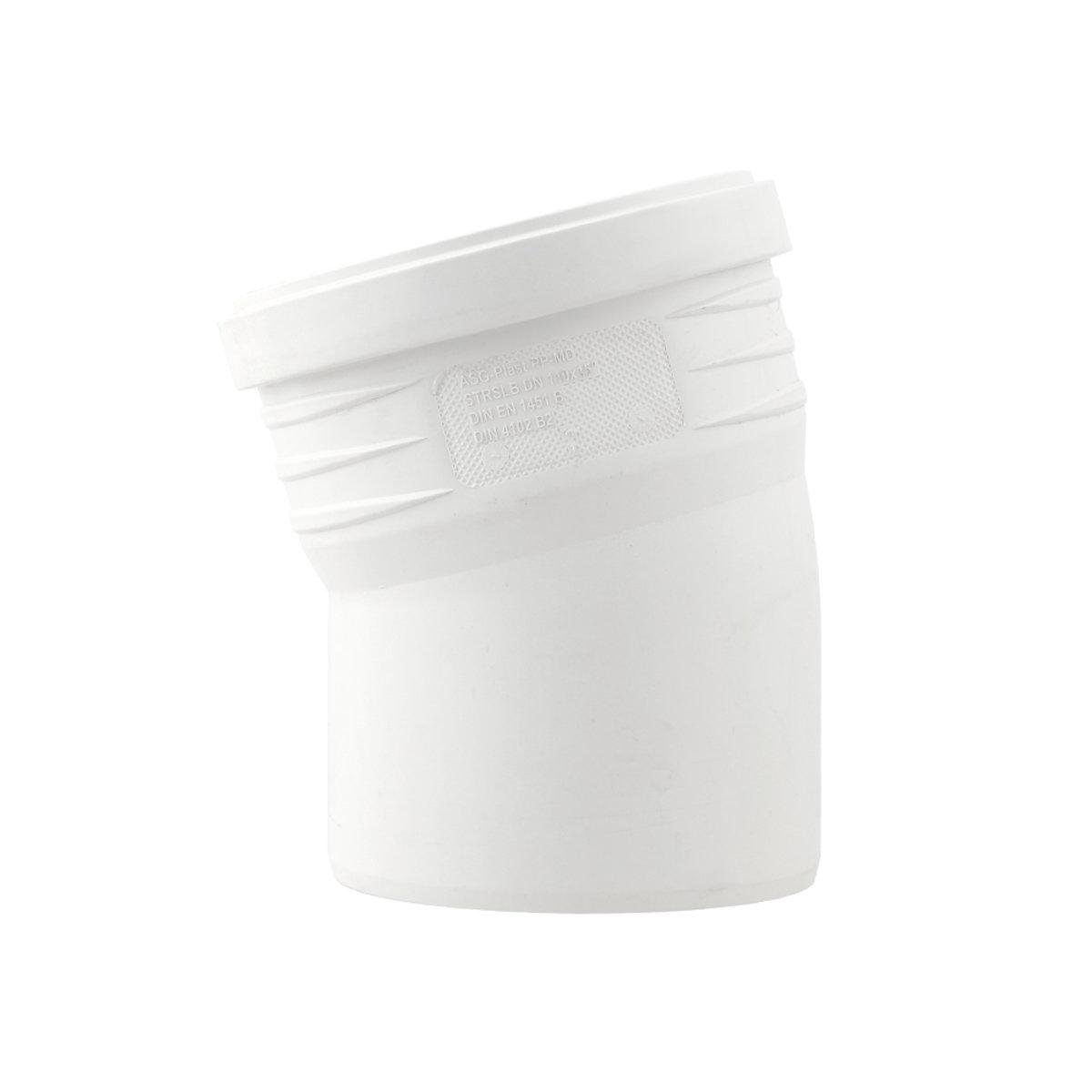 Колено внутреннее ASG S-LINE d 110 мм 15° 6547639 бесшумное (SW-90191) - фото 2 Колено внутреннее ASG S-LINE d 110 мм 15° 6547639 бесшумное (SW-90191) - фото 2