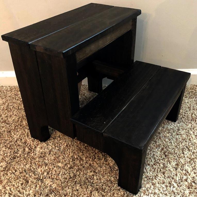 Скамейка-ступенька из дерева Кларкс Венге (ССТ-008012)