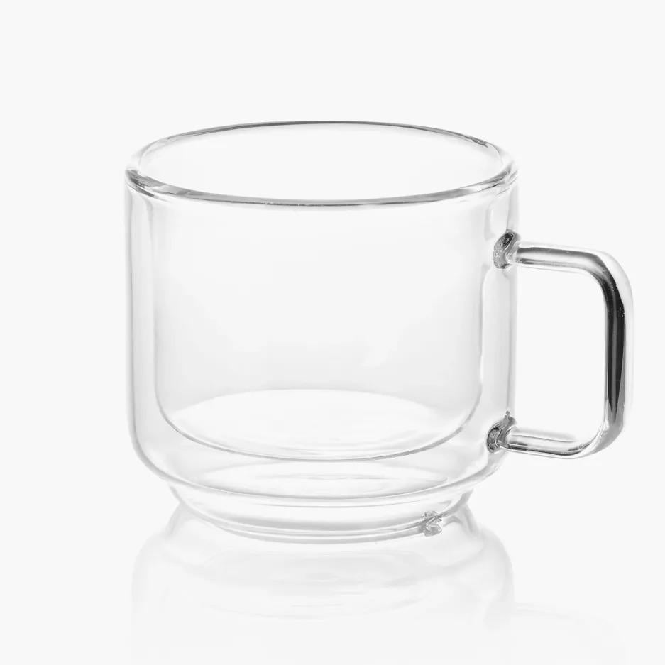 Набор чашек с двойными стенками DUKA SVEN 150 мл 2 шт. Прозрачный (1217082) - фото 4