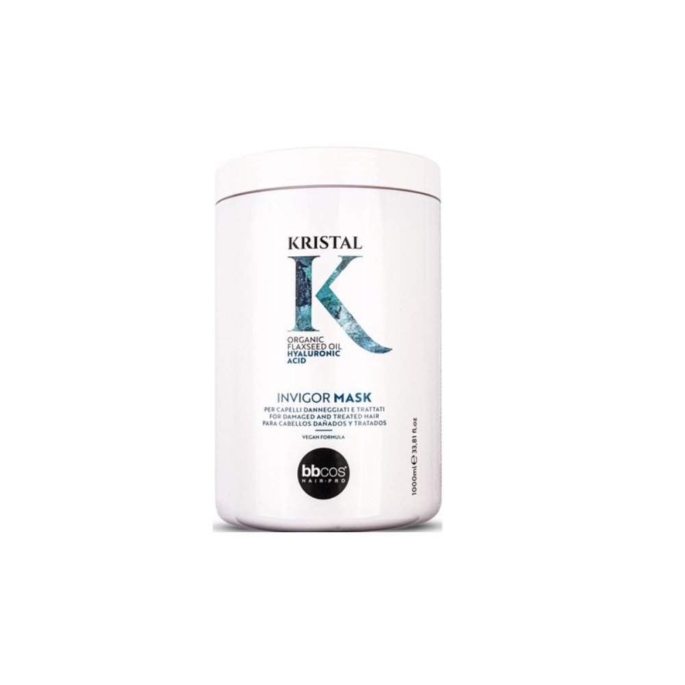 Маска для пошкодженого волосся BBcos Kristal Invigor Mask 1000 мл