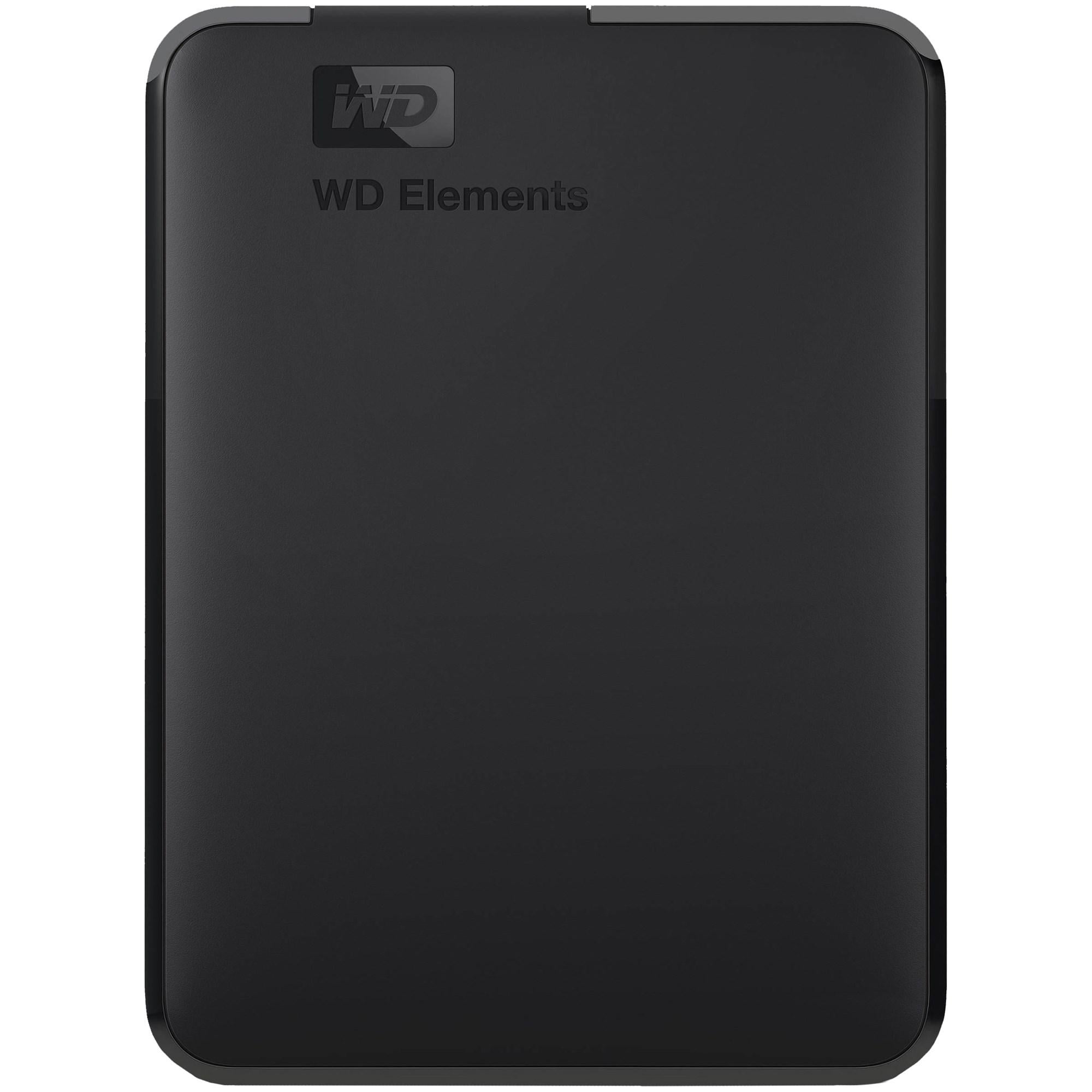 Жесткий диск наружный WD Elements 1 Тб 2,5" USB 3.2 Gen 1 Black (WDBUZG0010BBK-WESN)