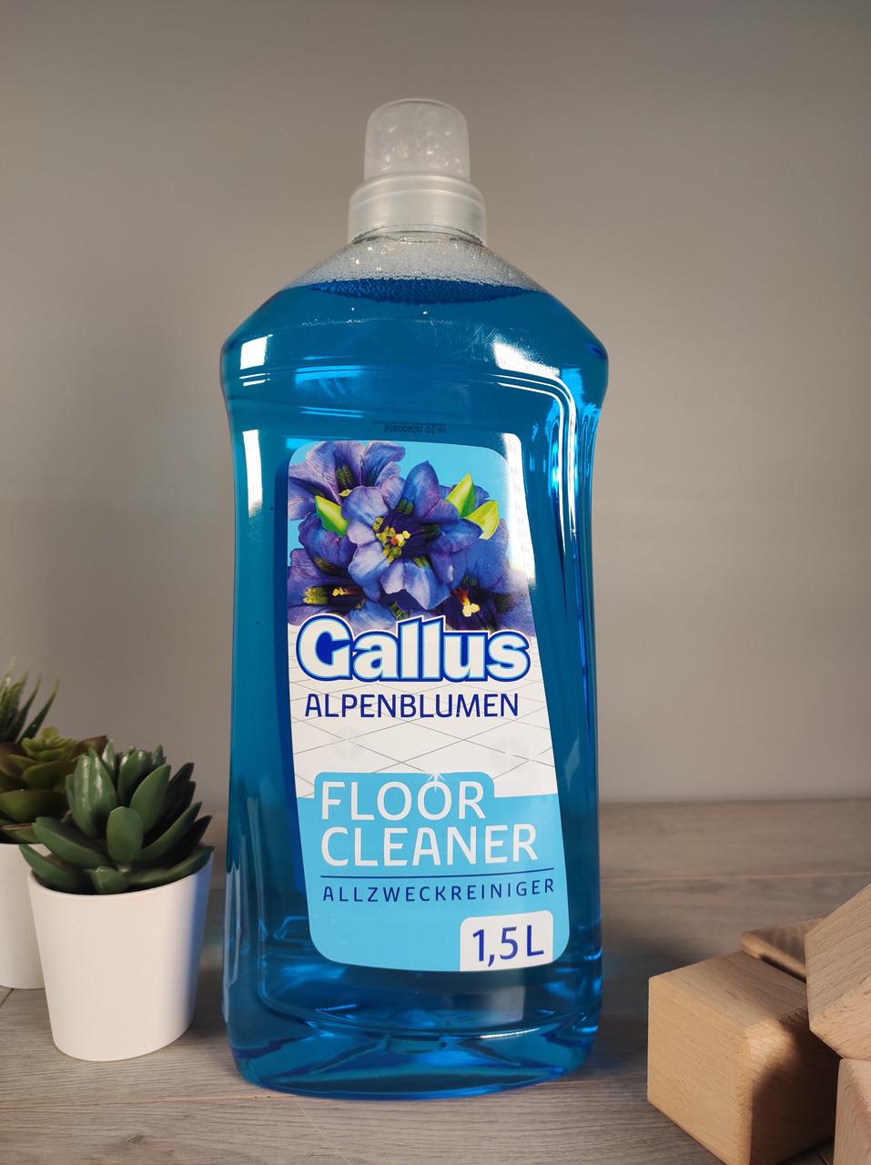 Засіб для миття підлог Gallus alpenblumen 1,5 л Синій (1902152143)