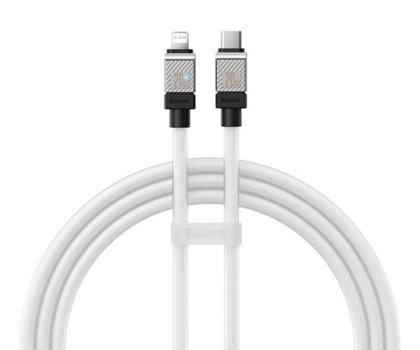 Кабель Data BASEUS CoolPlay Series Fast Charging Cable Type-C-Lightning 20W 2 м White (06CAKW000102)