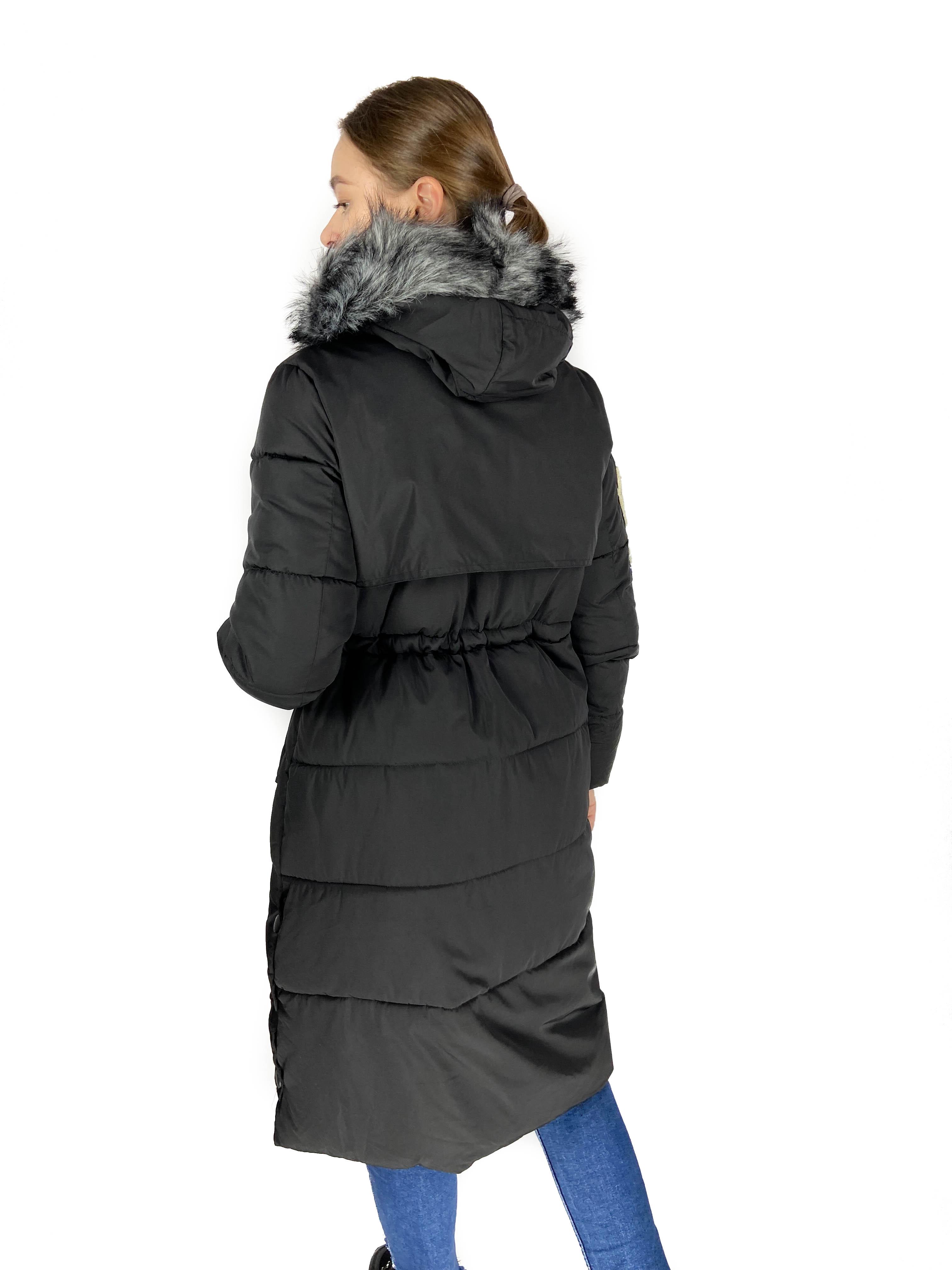 Парка жіноча зимова XUECHENHAN XL Чорний - фото 4 Парка жіноча зимова XUECHENHAN XL Чорний - фото 4