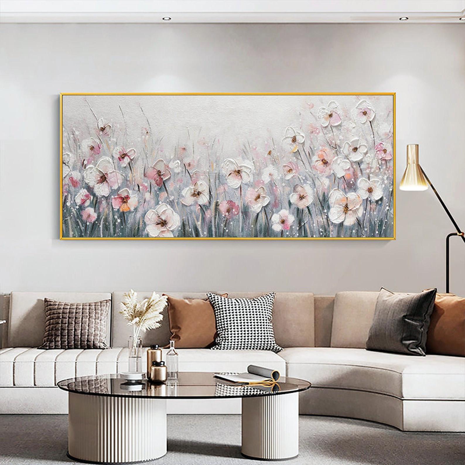 Картина на холсте ArtSale Цветы 50х100 см flwr0120
