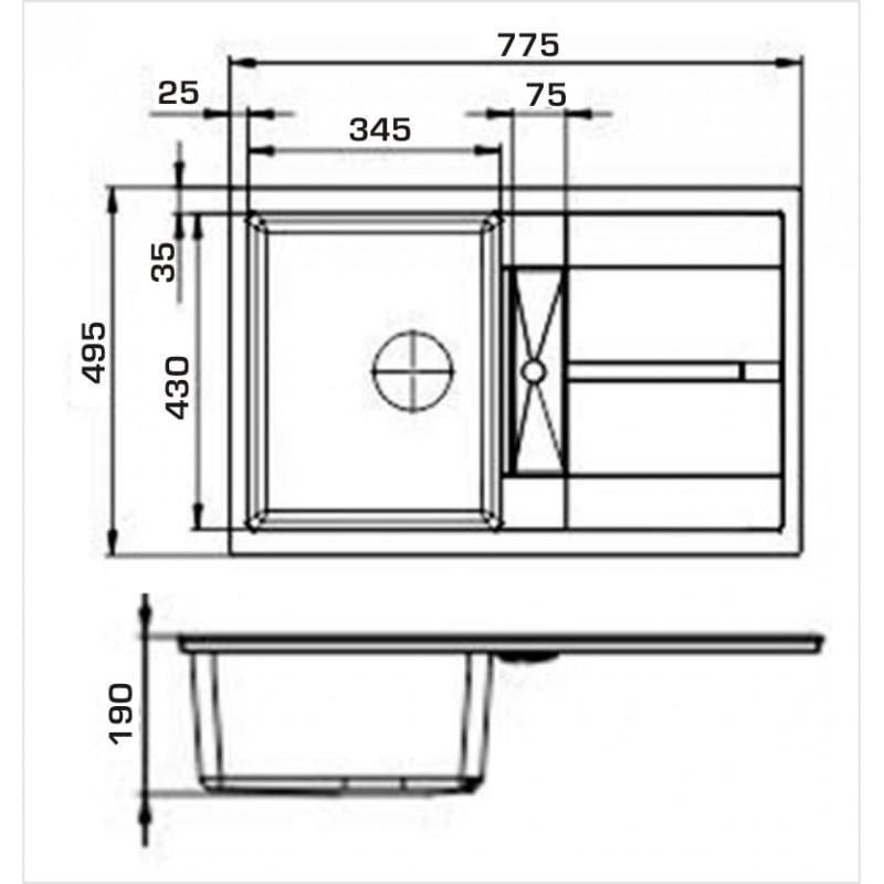Мийка Granado Valencia Ivory (0704) - фото 4