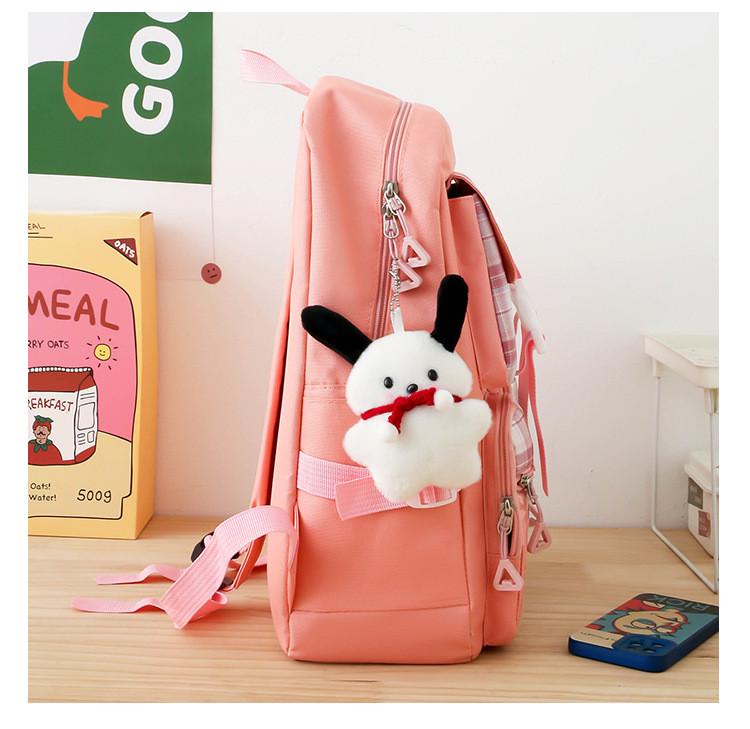 Набор школьный рюкзак/шопер/пенал/сумочка/мешочек для девочки MMSHU 5в1 5-11 класс Розовый (1137992570) - фото 5 Набор школьный рюкзак/шопер/пенал/сумочка/мешочек для девочки MMSHU 5в1 5-11 класс Розовый (1137992570) - фото 5