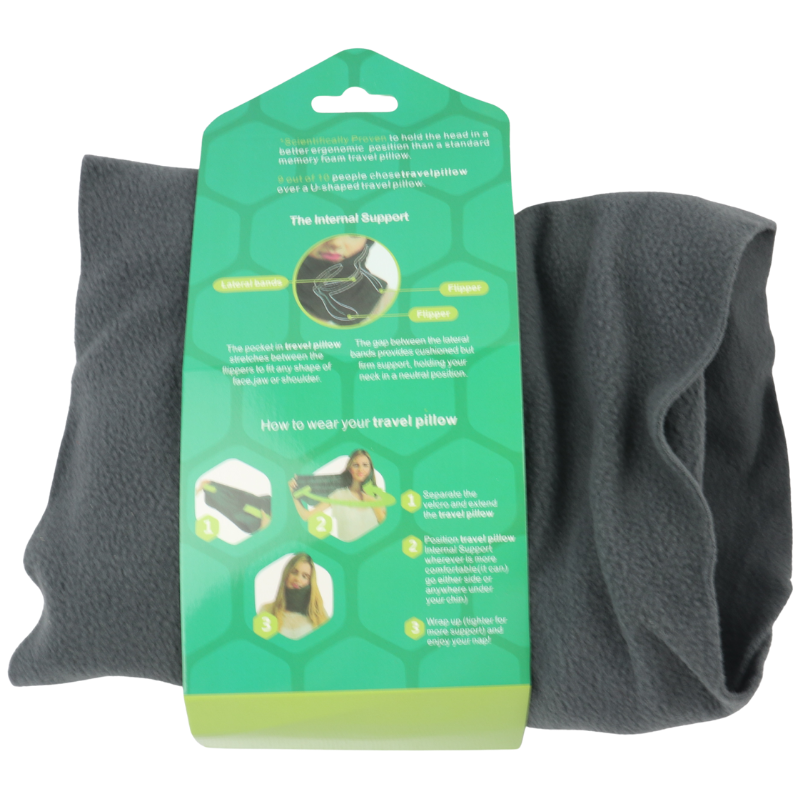 Дорожня подушка-шарф на шию Travel Pillow (4123479) - фото 5