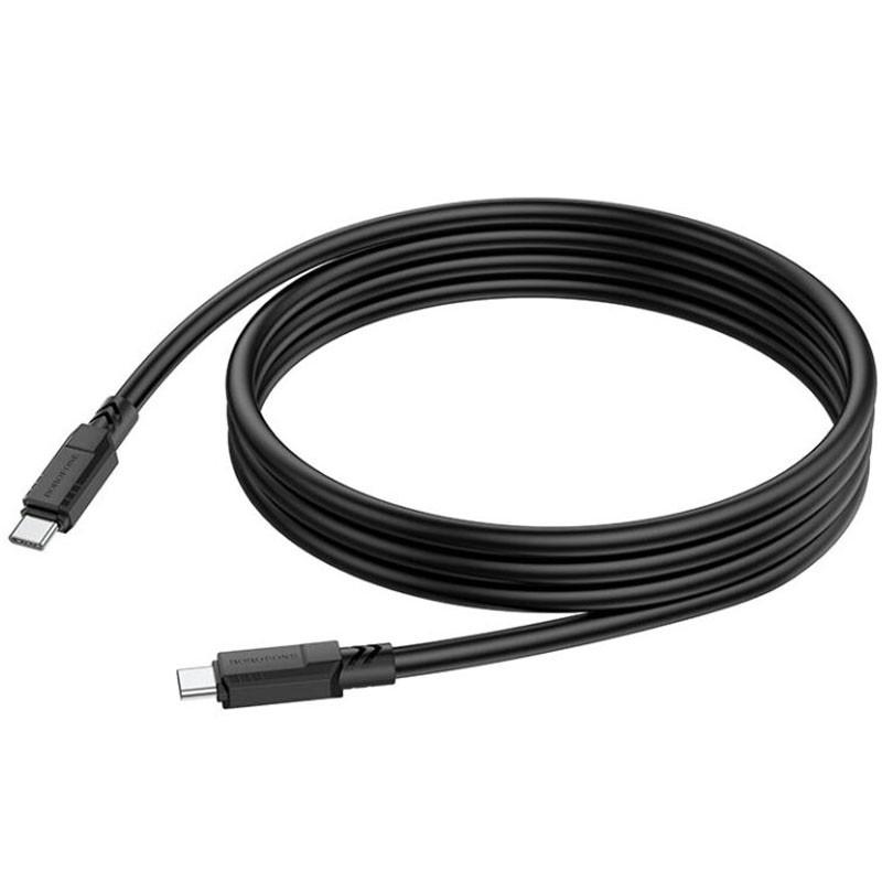 Кабель дата Borofone BX81 Type-C Type-C 60W 1 м Black (00000060131_2) - фото 4