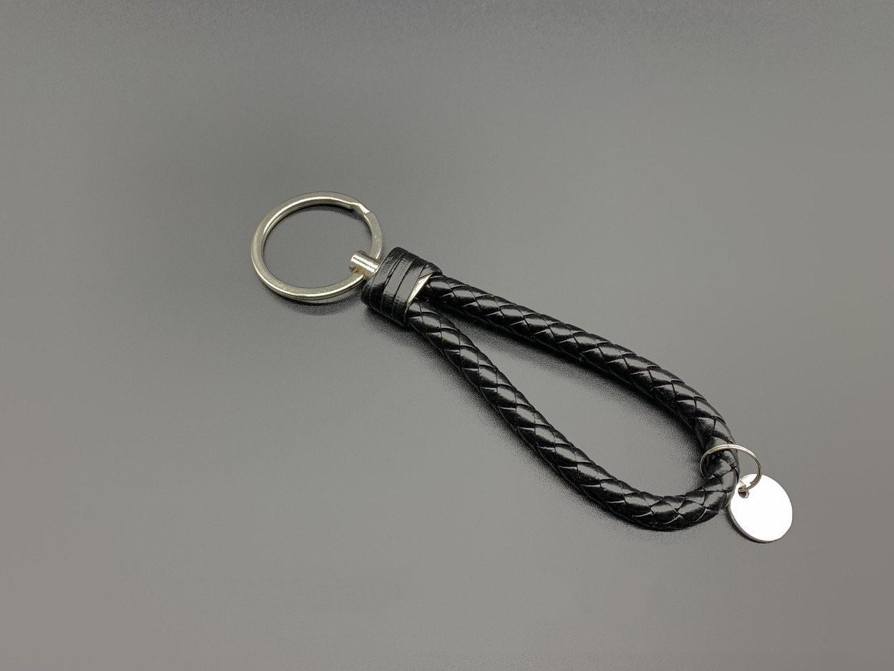 Кольцо для ключей с ремешком 140х25 мм Черный (842549893)
