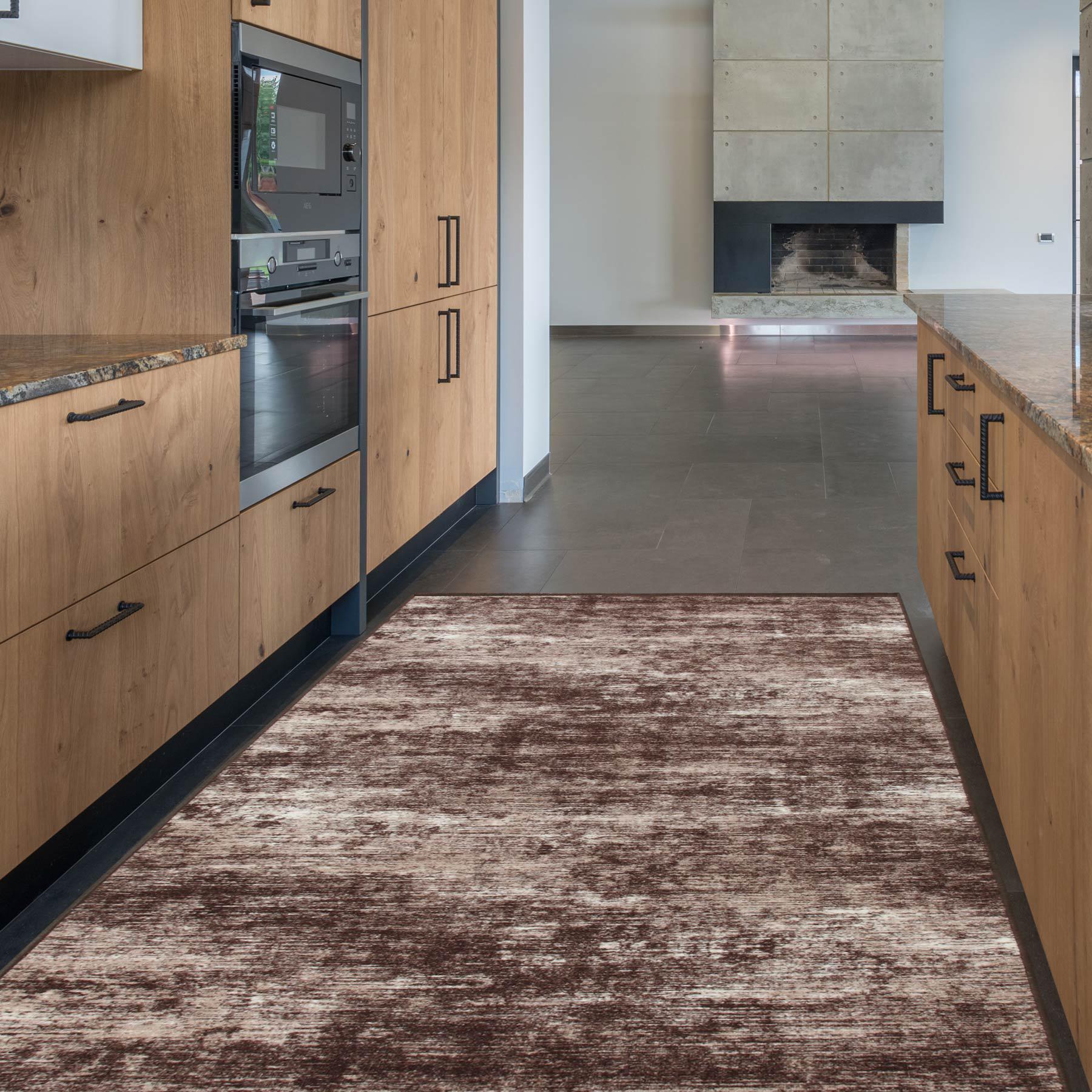 Ковер безворсовый на резиновой основе DAKARIA Ratio PrintGel Run 1023vl39-p5 2x2 м Коричневый (00-00015078) - фото 9 Ковер безворсовый на резиновой основе DAKARIA Ratio PrintGel Run 1023vl39-p5 2x2 м Коричневый (00-00015078) - фото 9