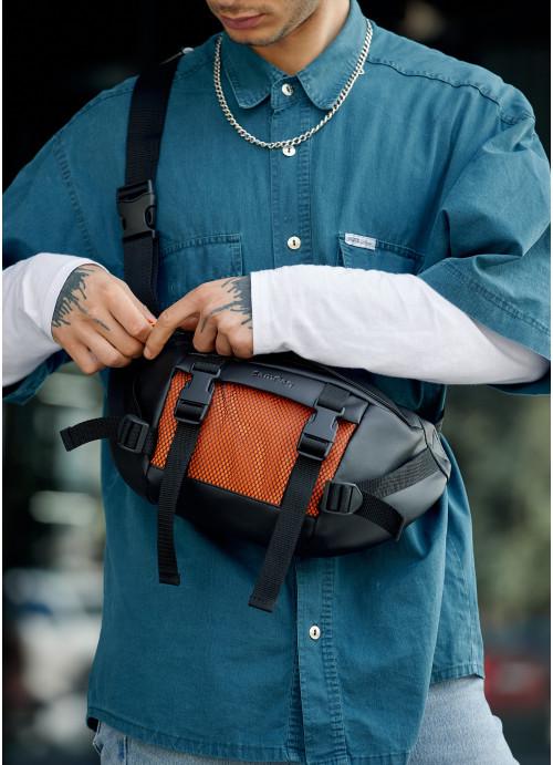 Бананка мужская Sambag водостойкая с ключицницей Черный (28523961) - фото 5 Бананка мужская Sambag водостойкая с ключицницей Черный (28523961) - фото 5