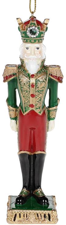 Фигура-подвеска Щелкунчик 4,9х4,1х15,9 см Зеленый/Красный (BD-838-299)