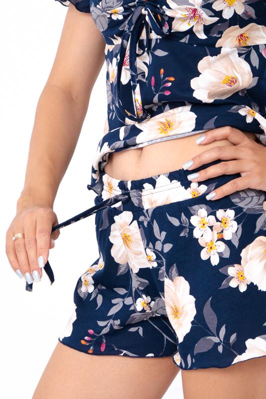 Комплект жіночий футболка і шорти Носи Своє р. 50 Темно-синій (8335-002) - фото 2 Комплект жіночий футболка і шорти Носи Своє р. 50 Темно-синій (8335-002) - фото 2