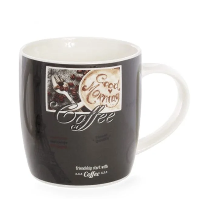 Чашка фарфоровая Flora Французский кофе 0,375 л (31594)