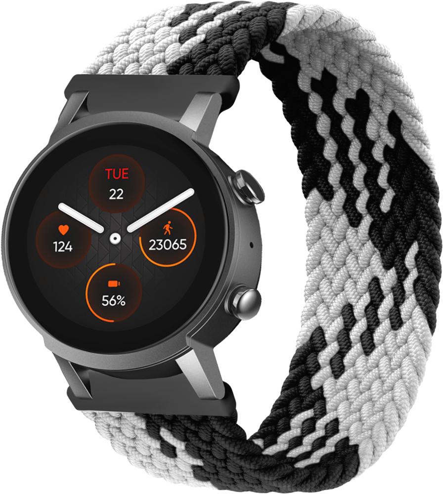 Ремешок Solo Loop Multi для Mobvoi TicWatch E3 (145 мм) Black/White (26770-1E)