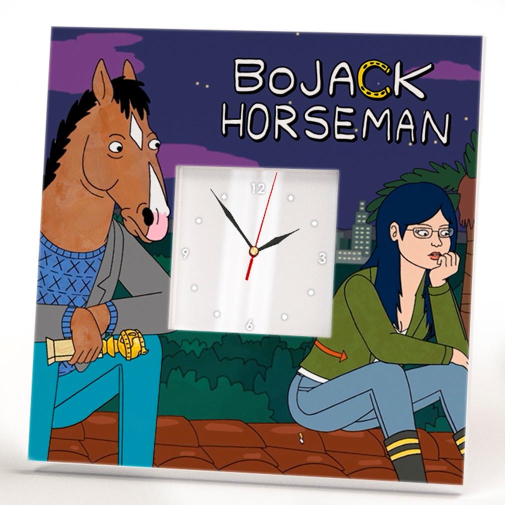 Часы Лошадь БоДжек 260x260 мм (C02045) Часы Лошадь БоДжек 260x260 мм (C02045)