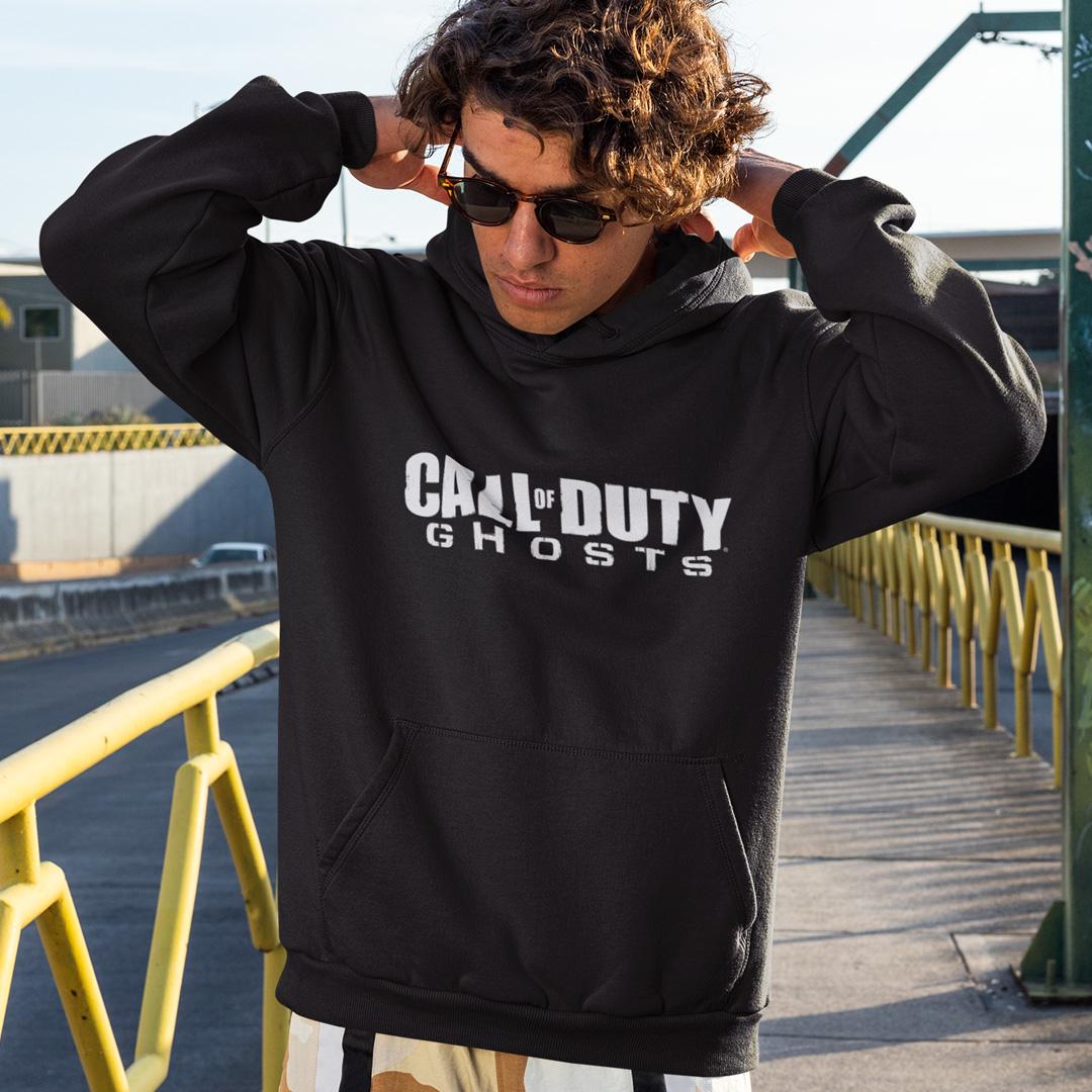 ᐉ Худи мужское флисовое Call Of Duty Ghost 2XL Черный