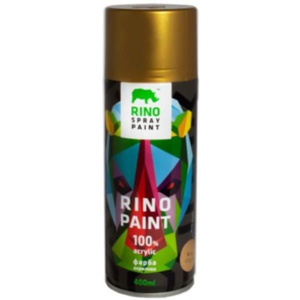 Краска Rino Spray Paint Metallic Золотой (RP-35) - фото 1