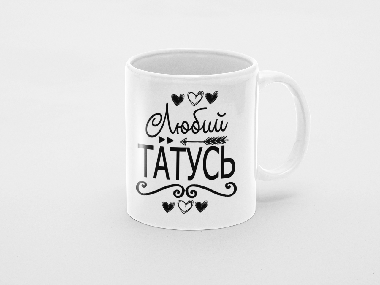 Чашка Дорогой папа 320 мл Белый (КР-330у)