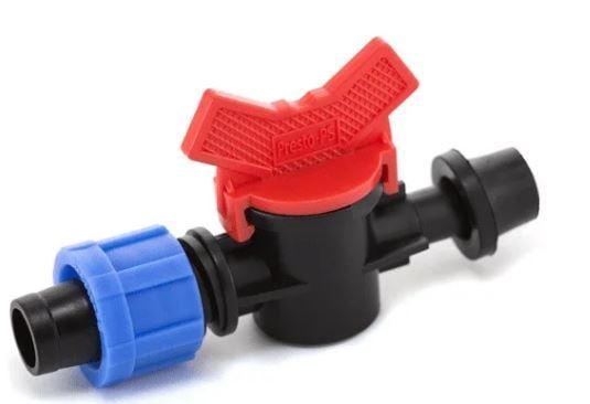Кран стартовий для краплинного зрошення з ущільненої резинкою Presto-PS