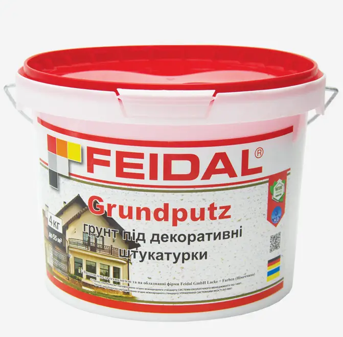 Грунтовка под декоративные штукатурки Feidal Grundputz 4 кг