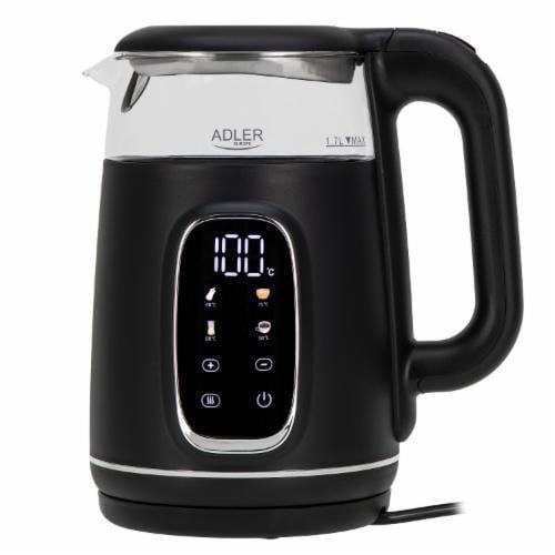 Чайник электрический Adler AD 1305 LED 40-100°C 1,7 л Black/Silver