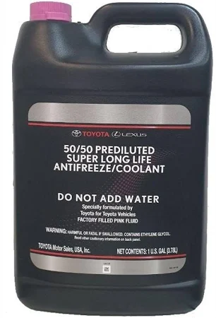 Ох л аждающая жидкость Toyota Super LL Coolant 3,785 л Розовый