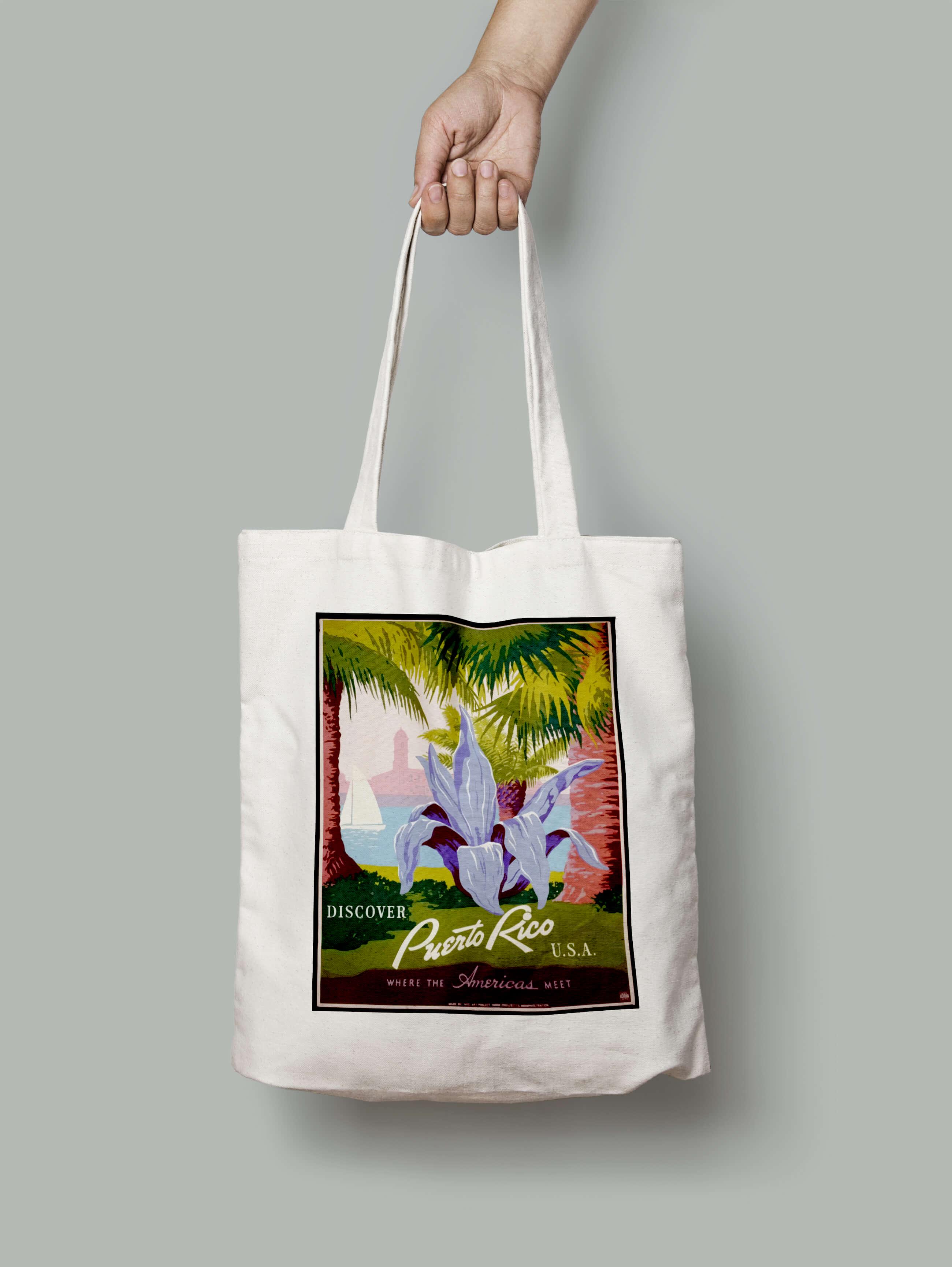 Эко-сумка Цветок теспезия шопер (puerto_rico_2_Bag)