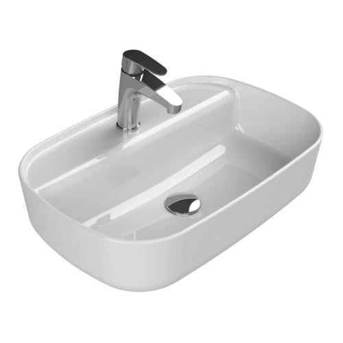 Умывальник накладной CeraStyle Aqua 600x400 прямоугольный, белый (АР000039892)