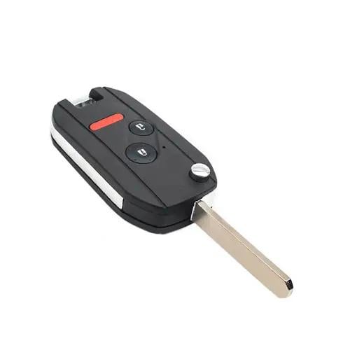 Корпус-заготовка для выкидного чип-ключа Honda 3 кнопки HON66 DKT0269 Panic Black