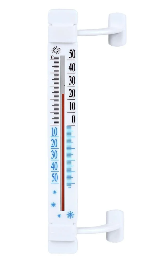 Термометр віконний на липучці 20,5 см (WL-2090)