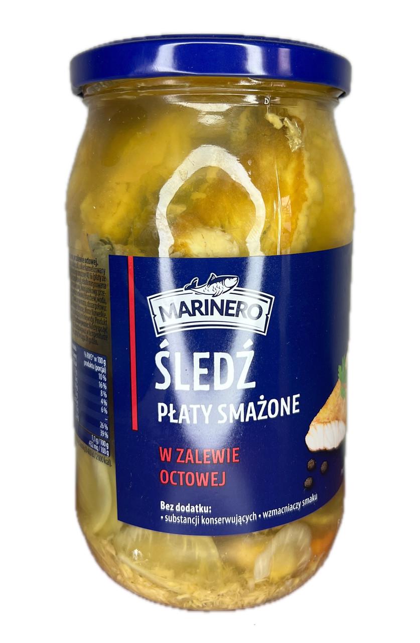 Оселедець смажений Marinero в оцтовому маринаді 800/330 г