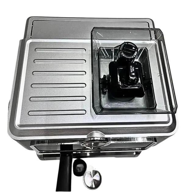 Кавомашина з кавомолкою еспресо Zepline ZP-7305A 2в1 3000 Вт з капучинатором - фото 8 Кавомашина з кавомолкою еспресо Zepline ZP-7305A 2в1 3000 Вт з капучинатором - фото 8