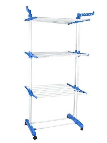 Сушарка металева Garment Rack ST 529/5959 на 3 яруси 73х64х173 см - фото 2