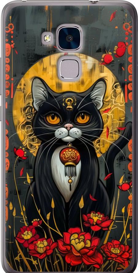 Чехол на Huawei Honor 5C China Cat (6134t-356-42517)