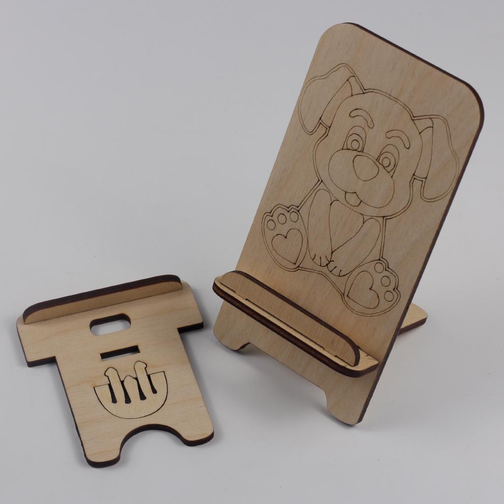 Підставка-тримач для телефону з дерева для дітей 3 (158 (03020155) - фото 4 Підставка-тримач для телефону з дерева для дітей 3 (158 (03020155) - фото 4