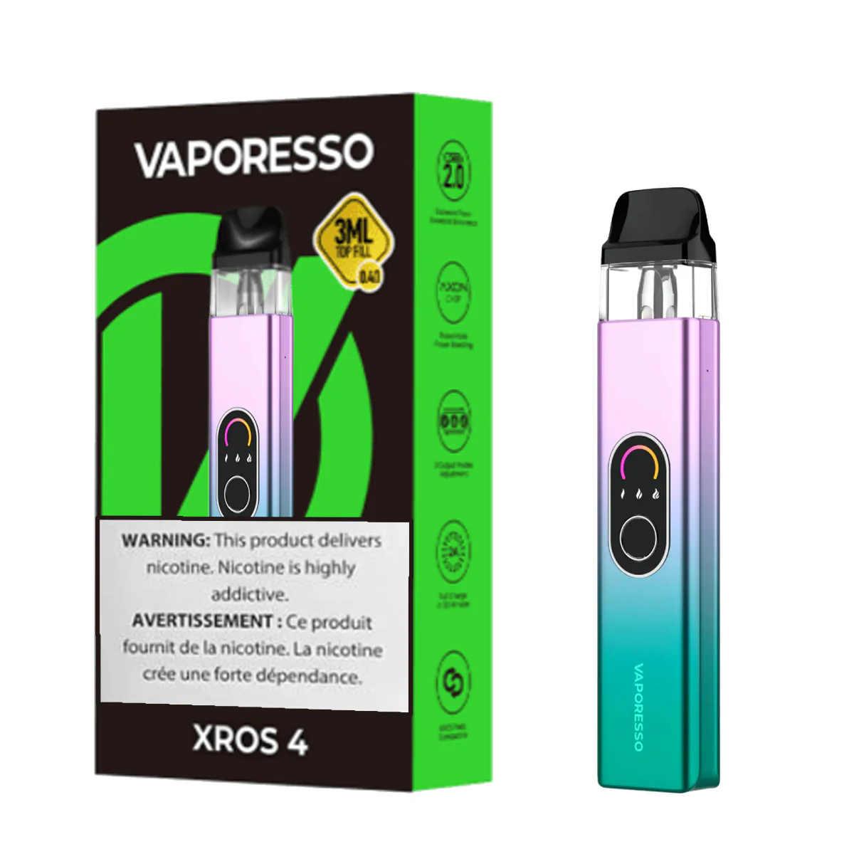 Електронна сигарета Vaporesso Xros 4 без рідини Pink Mint (19035951) - фото 4