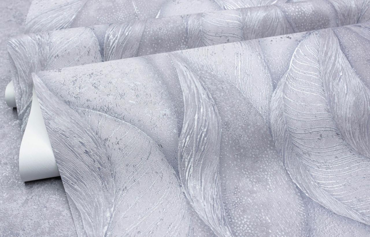 Обои флизелиновые SINTRA River 532133 декор винил горячего тиснения 1,06х10,05 м Серый