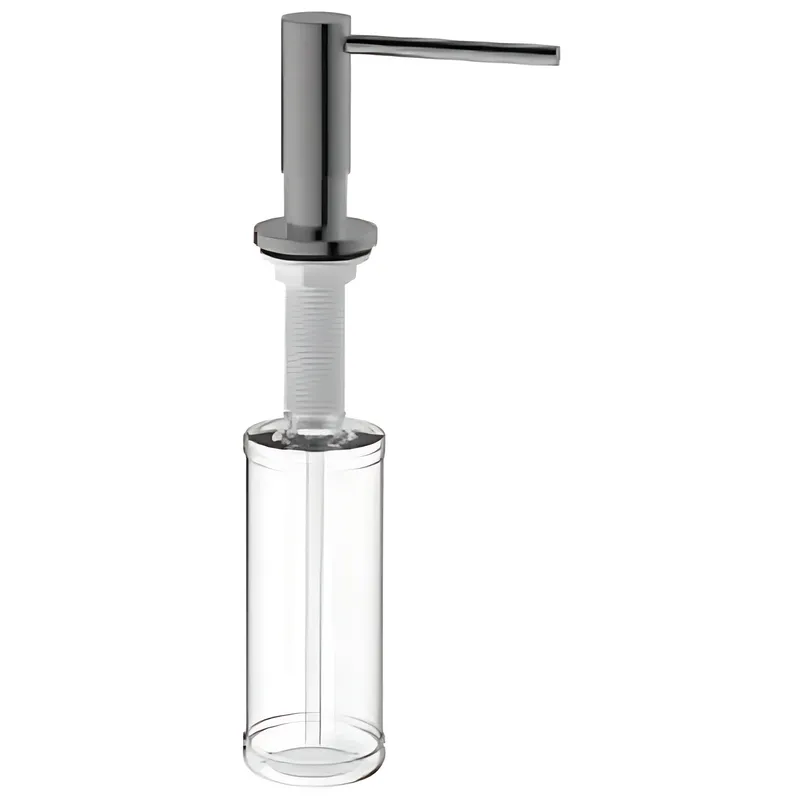 Дозатор для мийного засобу врізний Mixxus DIS-03.SUS 300 мл Graphite (MI7156) Дозатор для мийного засобу врізний Mixxus DIS-03.SUS 300 мл Graphite (MI7156)