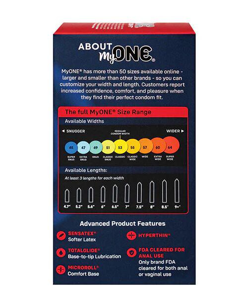 Презервативы MyONE Super Wide & Long картонная коробка 10 шт. (SX1255) - фото 2