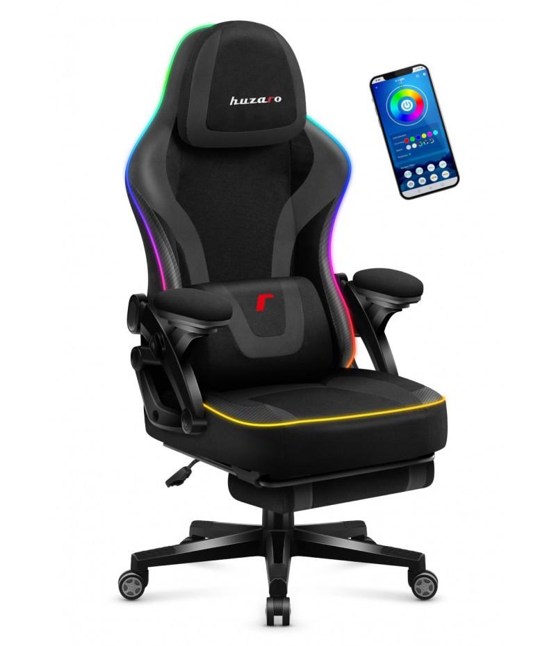 Компьютерное кресло Huzaro Force 4,6 ткань RGB Black (19047650) - фото 5