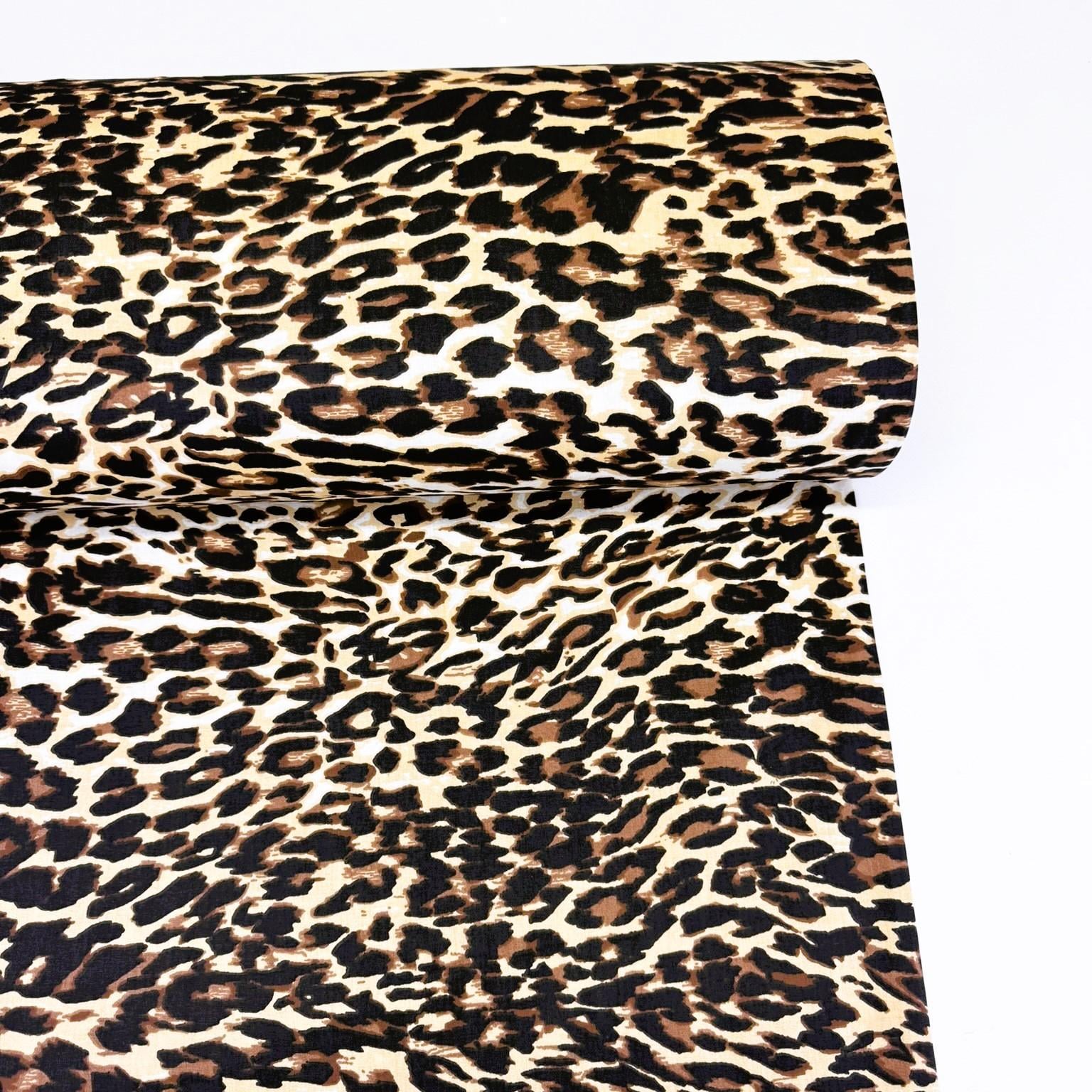 Ткань для постельного белья леопард ранфорс 240 см (M05182/8 03366)