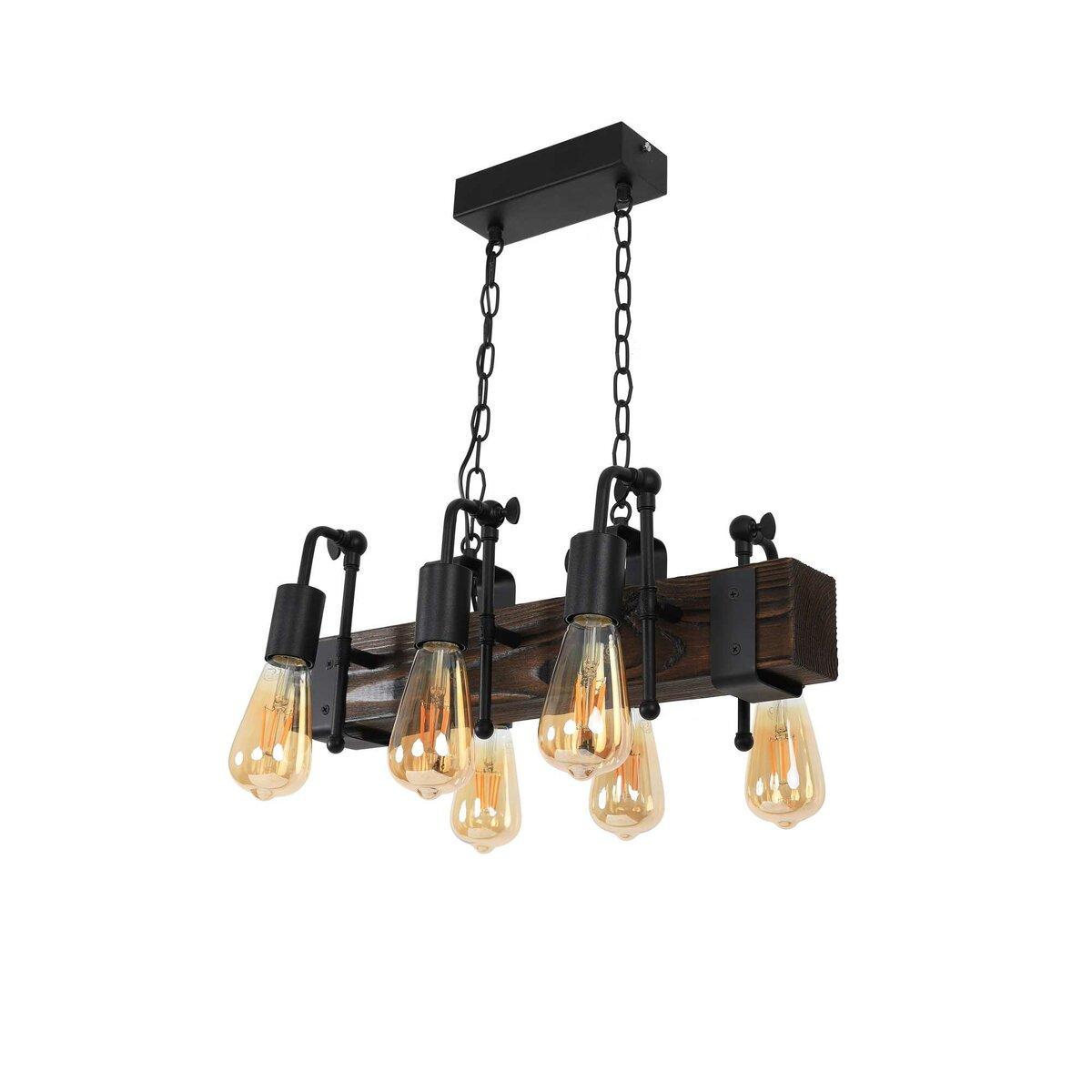 Люстра деревянная Sirius S7153/6 (371537)