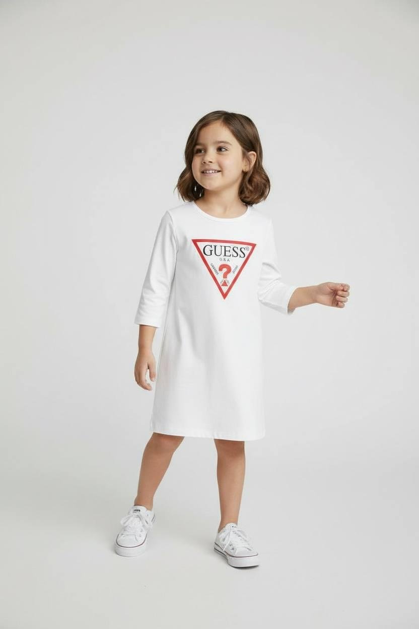Платье Guess 6 лет 116 см Белый (0012334)
